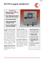 Rapid Response Zirconia Oxygen Analyser (Wall Mount) - Z1110 - 1