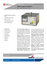 Z230 oxygen analysers - 1