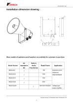 ATEX certified explosion proof speaker KNLB-EX15-4