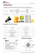 ATEX certified explosion proof speaker KNLB-EX30-2