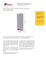 KNSIPSP‐ 30W Network Sip Speaker-1