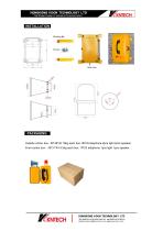 Weatherproof Telephone with Loudspeaker and Siren Beacon KNSP-08L VoIP-3