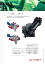 FPL AD Mixing Head: two components head designed for the use of pre-blended abrasive fillers - 1