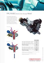 FPL10 QCC Mixing Head: two components high pressure mixing head designed for the quick change of a third component - 1