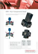 RIM Mixing Head: four component high pressure head for the use of abrasive fillers pre-blended in the chemical components - 1