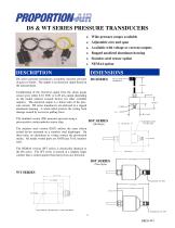 DS & WT SERIES PRESSURE TRANSDUCERS - 1