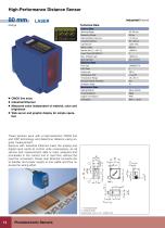 Catalog photoelectronic Sensors of laser class 1-14