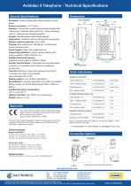 Auteldac 5 - ATEX Approved Hazardous Area Telephone - 2