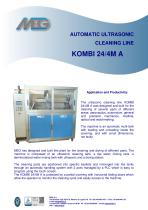 Automatic ultrasonic cleaning line KOMBI 24/4M A - 1