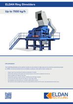 ELDAN Ring Shredders Up to 7000 kg/h-1