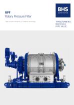 Rotary pressure filter - 1