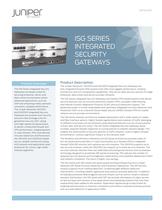 ISG Series Integrated Security Gateways - 1