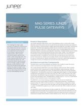 MAG Series Junos Pulse Gateways - 1