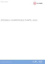 OPEN WELL SUBMERSIBLE PUMPS 50 HZ - 1