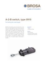 Anti two-block switch Type 0910 - 1