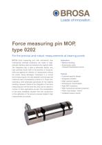 Force measuring pin MOP - 1