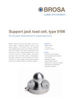 Support jack load cell Type 0106 - 1