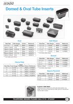 Domed & Oval Inserts, Half Moon Inserts. Square Pyramid Inserts - 1