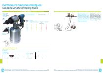 Oleopneumatic crimping tools - 4