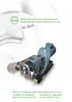 rotary lobe pump and centrifugal pump catalogue - 1