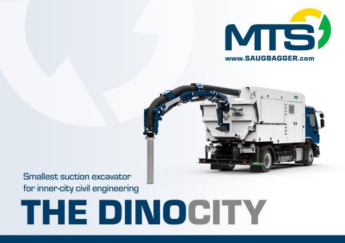 DINOCITY: Smallest suction excavator from MTS for inner-city civil engineering - The DINOCITY