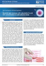 Dynamic gas mixtures with adjustable O2 and CO2 concentration in cell cultures study - 1