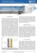 PVD/CVD hard coatings for anti-wear tools and components development - 1