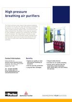 High pressure breathing air purifiers - 1