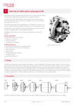 Radial piston pump type R, RG - 4