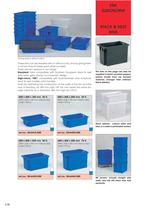 Plastic transport and storage bins-10
