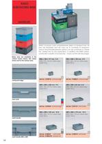 Plastic transport and storage bins-2