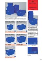 Plastic transport and storage bins-9