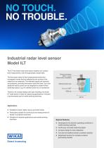 Industrial radar level sensor Model ILT-1