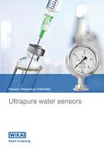 Pressure | Temperature | Calibration Ultrapure water sensors-1