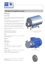 Peripheral impeller pumps - 1