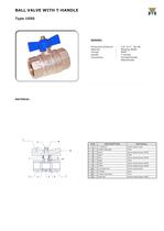 BALL VALVE WITH T-HANDLE - 1