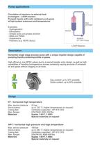 Egger Reactor Pump for high temperature and high pressure applications-2
