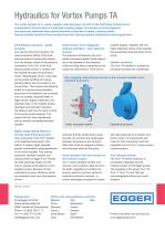 Turo® Vortex Pumps TA  for pumping of raw municipal sewage with a high content of fibers without clogging-2