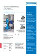 Wastewater pumps EOA / EOSA