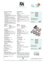 Pressure Actuated Valves - 1