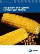 Equipment and Systems for Corn Wet Milling - 1