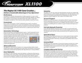 Raptor XL1100 Brochure - 2