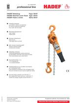 50/07 professional line  Ratchet Lever Hoist - 1