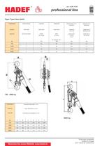 50/07 professional line  Ratchet Lever Hoist - 2