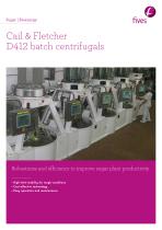 Cail & Fletcher D412 batch centrifugals - 1