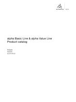 alpha Basic Line & alpha Value Line - 2