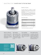 Low backlash planetary gearheads General - 3