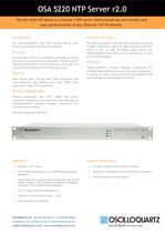 OSA 5220 NTP Server r2.0-1