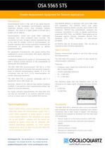OSA 5565 STS - Synchronisation Test Set-1