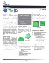 3D Mesh Datasheet - 1